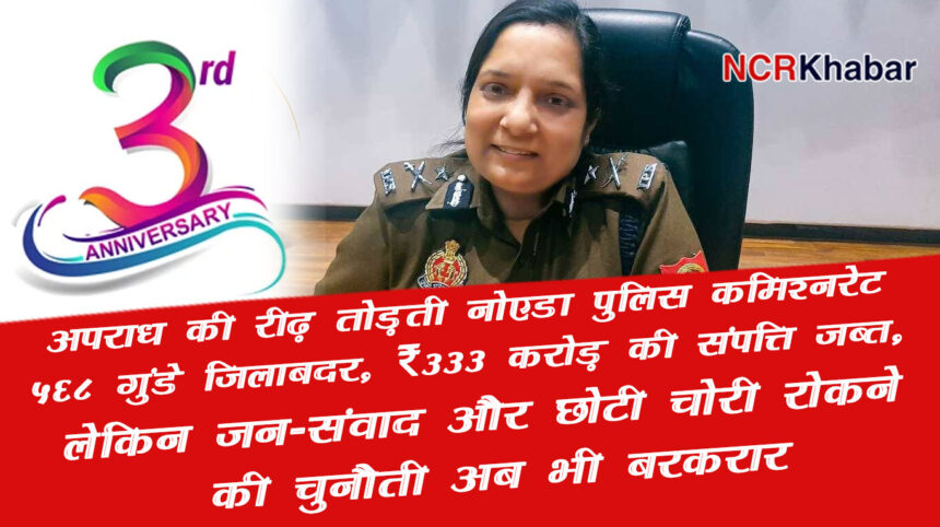 Noida Police Commissionerate system breaks the backbone of organized crime