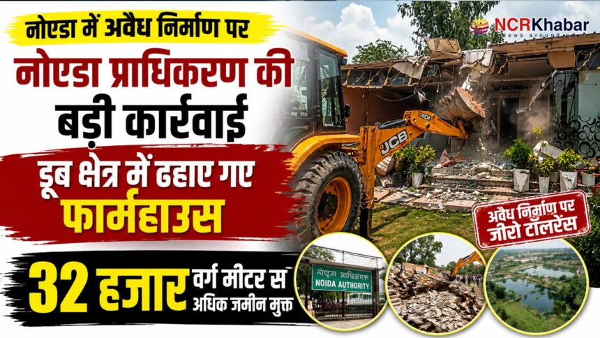 noida authority encroachment drive in wc 5 1