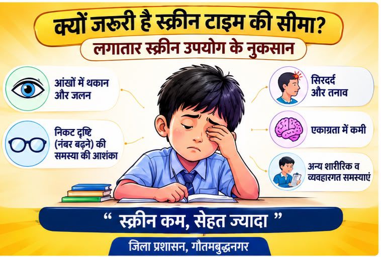 स्कूलों में स्मार्ट बोर्ड और डिजिटल स्क्रीन के अत्यधिक उपयोग पर प्रशासन सख्त: जिलाधिकारी मेधा रुपम ने छात्र स्वास्थ्य के लिए स्क्रीन टाइम कम करने हेतु जारी किए नए दिशा-निर्देश 4 img 20260814 wa00044587046005498955645