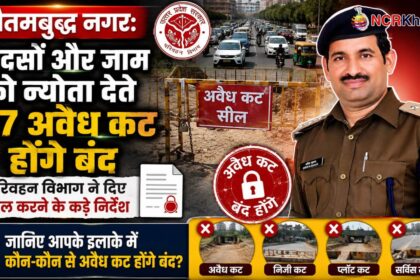 noida news about illegle cut
