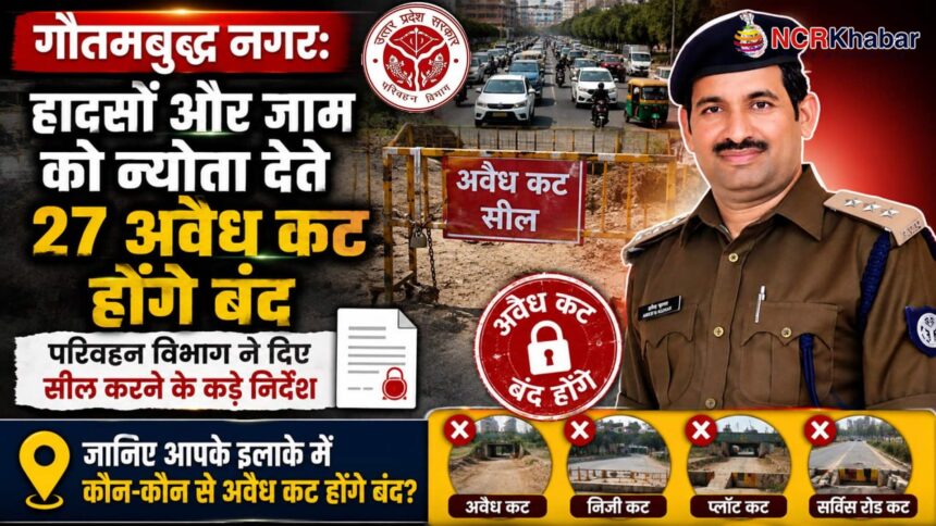 noida news about illegle cut