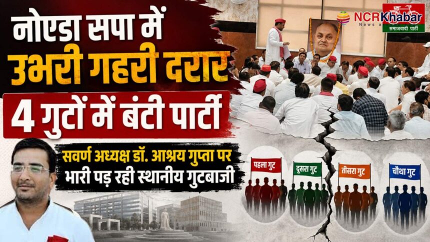 noida samajwadi facing multipla gut