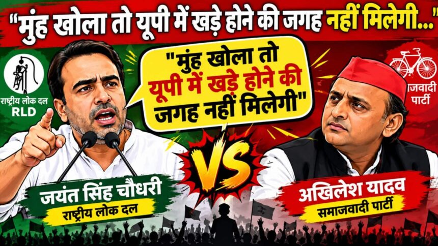 jayant fire on akhilesh