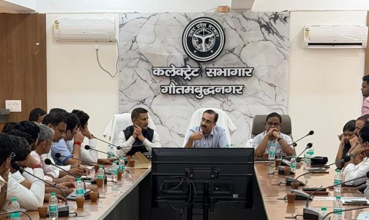 kisan sabha meeting with athority ceo