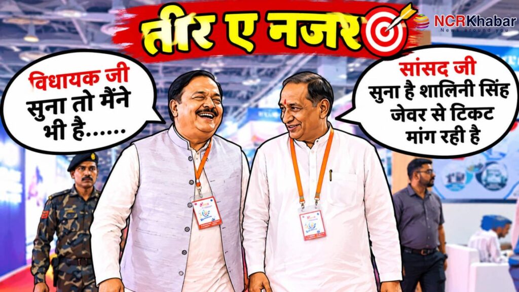 तीर ए नजर : सुना है शालिनी सिंह जेवर से टिकट मांग रही है 2 teer e najar tejpal nagar dr mahesh sharma